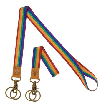 Smycz na identyfikator ID holder Tęczowy Tęcza