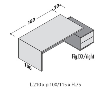 Итальянский элитный офисный стол. Классическая элегантность