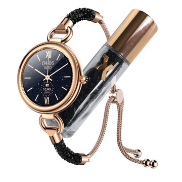 Smartwatch Biżuteryjny Cristal Obsydian Smart