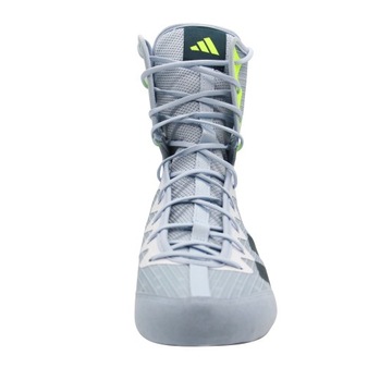 Боксерские кроссовки ADIDAS BOX HOG 4, серо-зеленые, размер 44, 2/3