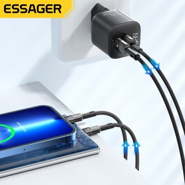 МОЩНОЕ БЫСТРОЕ ЗАРЯДНОЕ УСТРОЙСТВО USB-C CUBE 20 Вт БЛОК ПИТАНИЯ ДЛЯ IPHONE MAINS PD QC