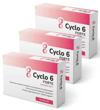 Proton Labs Cyclo 6 FORTE żylaki pajączki x3 opak.