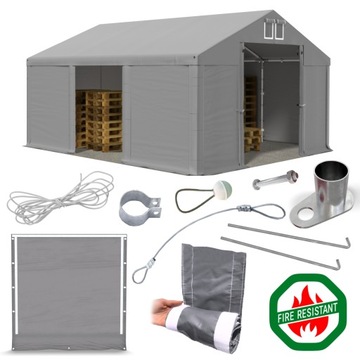 Namiot Przemysłowy 5x6 Magazyn Budowlany DAS 620 S