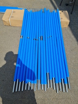 SŁUPKI SŁUPEK DO TRAMPOLINY +OTULINA wys. 170 cm.