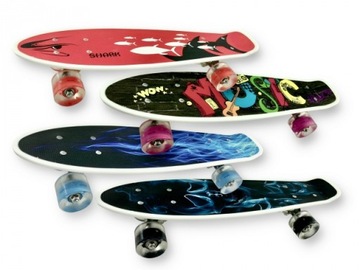 FISZKA СКЕЙТБОРД ДОСКА С ПОДСВЕТКОЙ КОЛЕСА LED 100кг