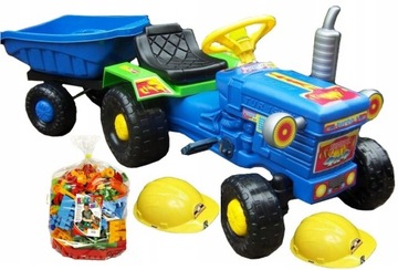 TRAKTORY NA PEDAŁY+PRZYCZEPA +FANTASTYCZNE GRATISY