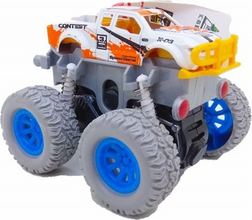 Metalowy typu Monster Truck - Szary