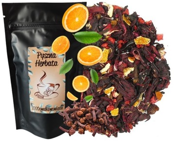 GOŹDZIKI W POMARAŃCZY - zimowa HERBATA OWOCOWA 50 g pomarańcz