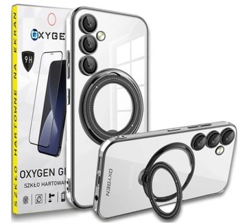 Etui Case pokrowiec OXYGEN MAGSave do Samsung Galaxy S24 + szkło hartowane