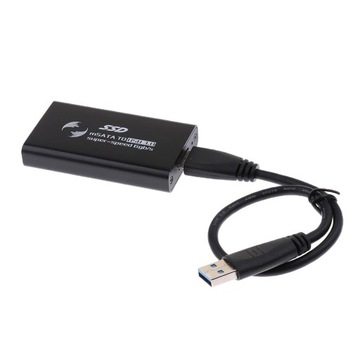 Конвертер MSATA в USB 3.0 с внешним SSD с кабелем,