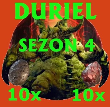 Zestaw na Duriel Shard Agony Egg Diablo 4 Sezon