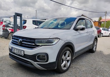 Volkswagen T-Cross SUV 1.0 TSI 110KM 2022 Volkswagen T-Cross I rej 03.2023r, 1.0 TSI. Uszkodzony lewy bok. Poobijany, zdjęcie 1