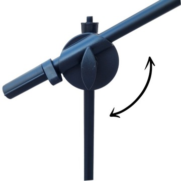 Высокая, регулируемая, гибкая микрофонная стойка для микрофона.