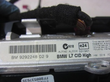 BMW F30 F32 F34 F36 ЭКРАН ДИСПЛЕЯ НАВИГАЦИОННЫЙ МОНИТОР NBT 9281688 9292248