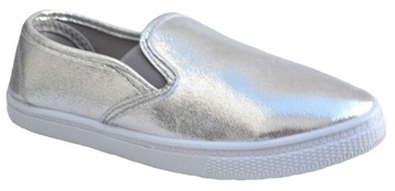 MODNE TRAMPKI tenisówki wsuwane SLIP ON 34-21cm