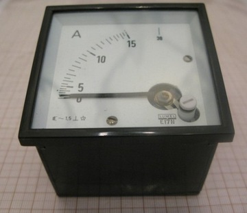 Amperomierz prądu przemiennego LUMEL E17N 0-15A