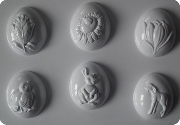 PISANKI 3D JAJKA FORMA FORMY DO ODLEWÓW GIPSOWYCH