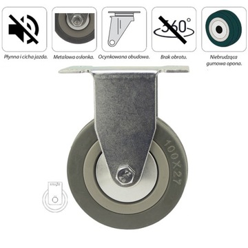 Circle fi 100, тележка, полка, шкаф, стол 3ППГУМ100