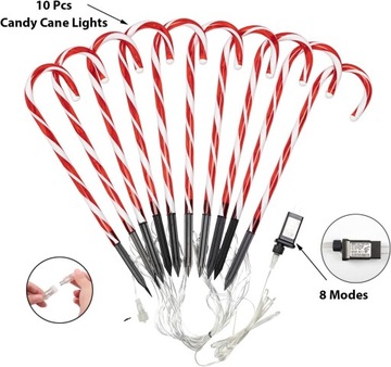 Светильник-гирлянда CANDY, САНТА МАН, CANDY, 5,3 м