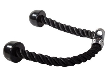 Прочная веревочная ручка для тяги атланта на трицепс.