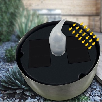 Набор из 5 солнечных светодиодных свечей с датчиком и водонепроницаемостью IP65