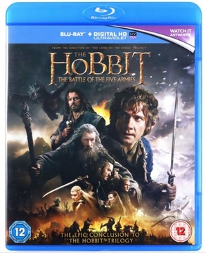 THE HOBBIT THE BATTLE OF THE FIVE ARMIES BLU - RAY