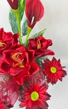 KOPOZYCJA na cmentarz FLAKON WSAD DO WAZONU