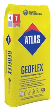 ATLAS GEOFLEX ŻÓŁTY KLEJ WYSOKOELASTYCZNY DO PŁYTEK 25KG