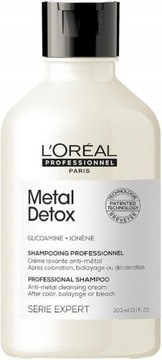 METAL DETOX LOREAL SZAMPON WŁOSY ZNISZCZONE 300ML FARBOWANE