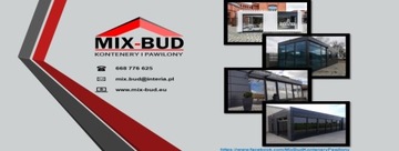 KONTENER PAWILON BIUROWY SOCJAL HANDLOWY MIX-BUD