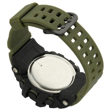 Zegarek taktyczny wojskowy wielofunkcyjny M-Tac Adventure - Black/Olive