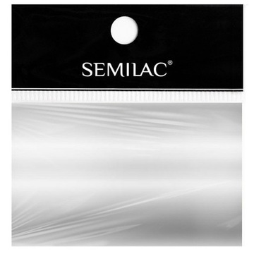 SEMILAC Folia transferowa do paznokci 01 Silver srebrna foil