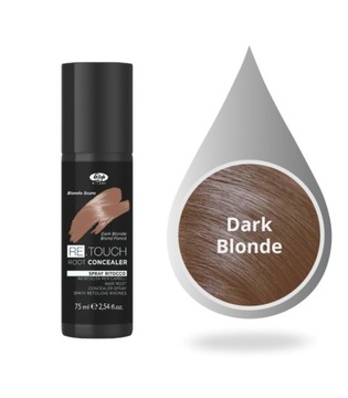 Lisap Retouch Spray do włosów odrost Dark Blonde