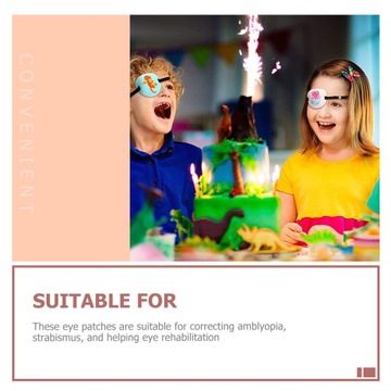 Медицинские повязки на глаза Детская маска 3D Маски 6 шт.