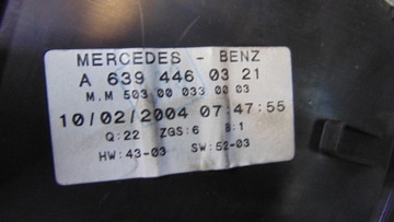 MERCEDES TŘÍDA C W203 2.0 KOMPRESOR PŘÍSTROJOVÁ DESKA BUDÍKY A2035400711