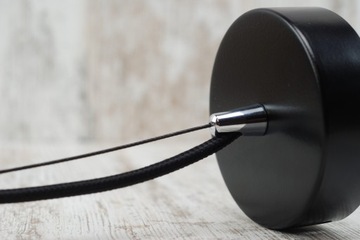 2m czarna linka stalowa do lampy loftowej lampa belka lampa loft retro DIY