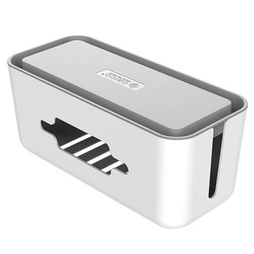 Organizer na kable biały 30 cm Orico