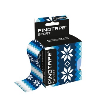 Pinotape Sport wodoodporny, mocny tejp dla sportowców 5 cm x 5 m zimowy