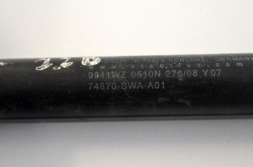 HONDA CR-V 2008 RHD ZADNÍ VÍKO KUFRU PLYNOVÁ LEVÝ STRANA