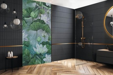 Obraz kwiaty lilie płytki ceramiczne 240x120