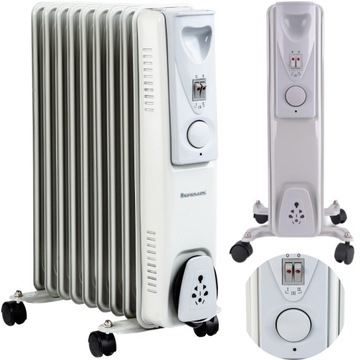 ELEKTRYCZNY GRZEJNIK OLEJOWY 2000W TERMOSTAT MOCNY