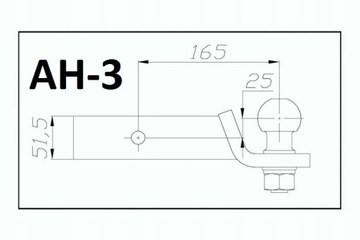 HAK HOLOWNICZY KULA ADAPTER USA JEEP WRANGLER NOWY