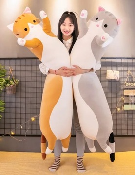 ДЛИННАЯ ПЛЮШЕВАЯ ПОДУШКА KITTY CAT MASCOT 70 СМ