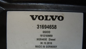 VOLVO XC60 II D5 WEBASTO В КОМПЛЕКТЕ 31694658 ДИЗЕЛЬ