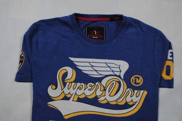 Superdry T-Shirt Koszulka Męska RACING TEAM Logo Unikat Klasyk L