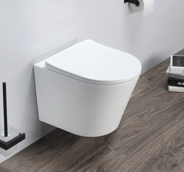 MEXEN STELAŻ WC MISKA RICO MAT RIMLESS PRZYCISK
