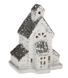 BOMBKA NA CHOINKĘ Domek LED Świąteczny 7 x 10cm