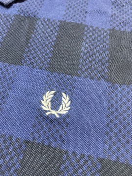 FRED PERRY ORYGINAL GRANATOWA SPORTOWA KOSZULA XL