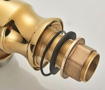 SWAN Смеситель для умывальника напольный ANTIQUE BRASS LUXURY