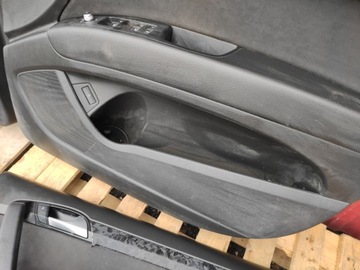 AUDI Q7 4L VNITŘEK SEDADLO SEDADLA POHOVKA 3 ŘADA BOKY KOMPLET 7 OSOBNÍ KŮŽE